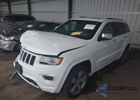 2015 Jeep Grand Cherokee Overland z USA, uszkodzony, nr VIN 1C4RJFCG8FC862079